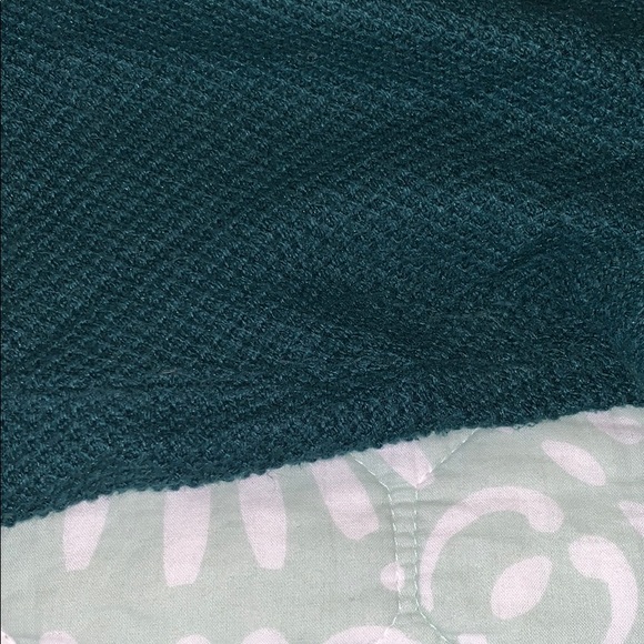 Madewell: forest green high-low sweater - Picture 4 of 7